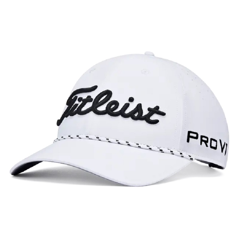 Capitán de golf personal personalizada Capaculada de béisbol estructurada 3D Huff Bordado Hombro Curvado Bill Stretch Rope Golf Gorras