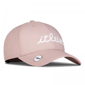 Jugadores de mujeres Rendimiento Golf Golf Golf Logotipo de TPU 6 Panel Capas de golf Estructuradas Capas de béisbol Bill Rose Golf Hats Mujeres