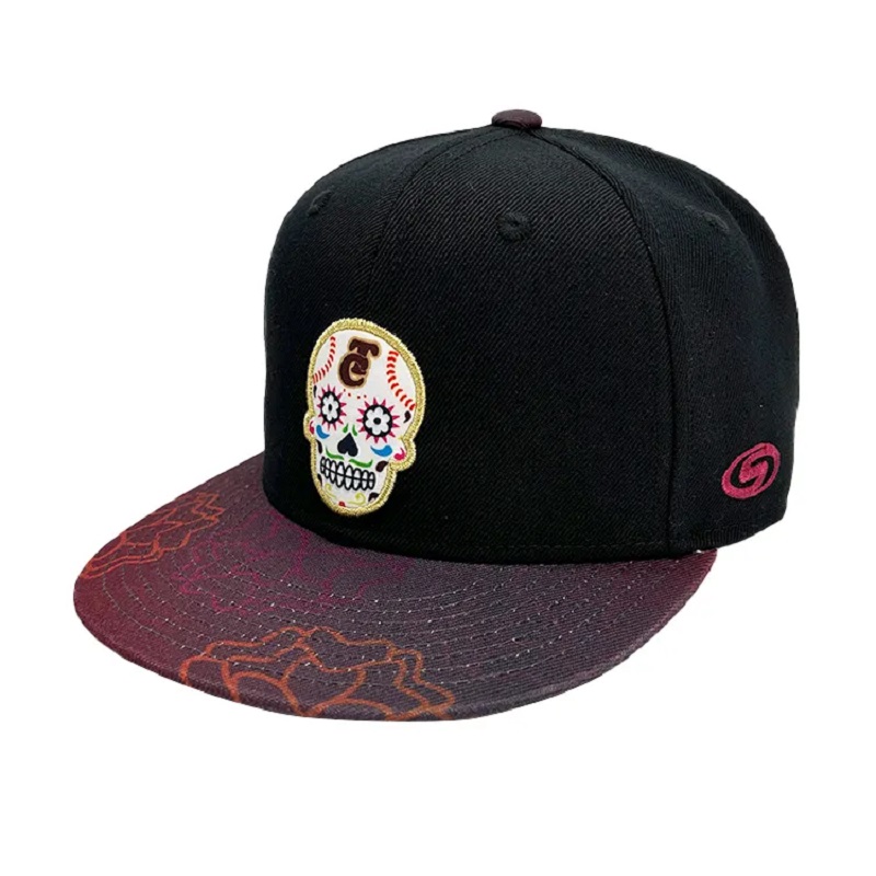 sublimación impresión de moda de 6 paneles Tapa de snapback con tela de poliéster de alta calidad